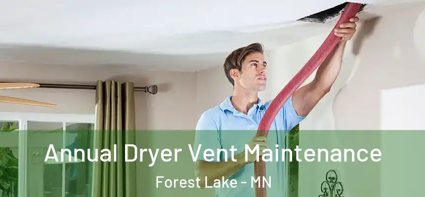 Annual Dryer Vent Maintenance Forest Lake - MN
