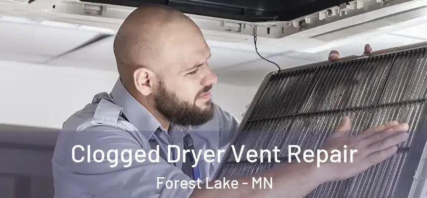 Clogged Dryer Vent Repair Forest Lake - MN